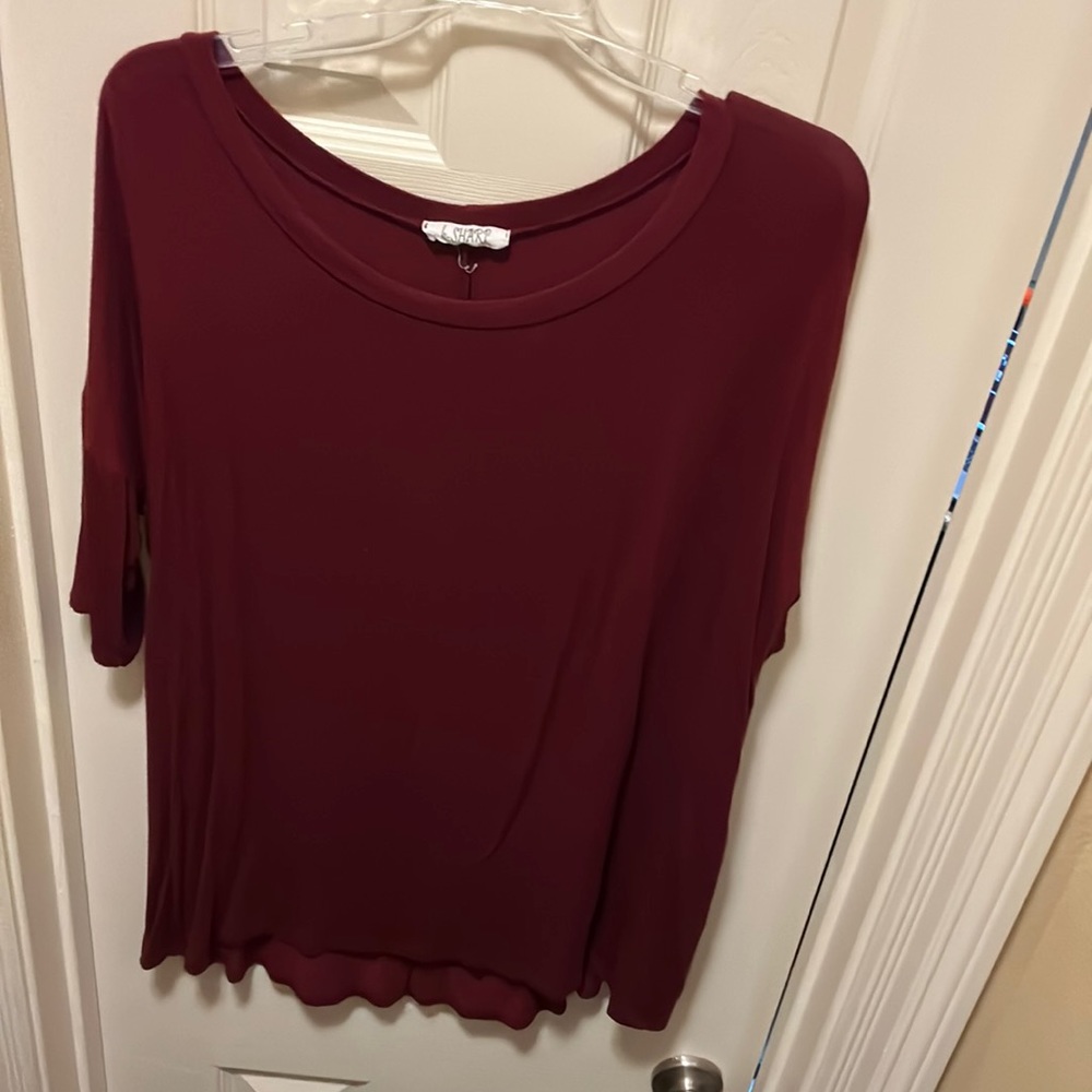 Deep red tunic size L